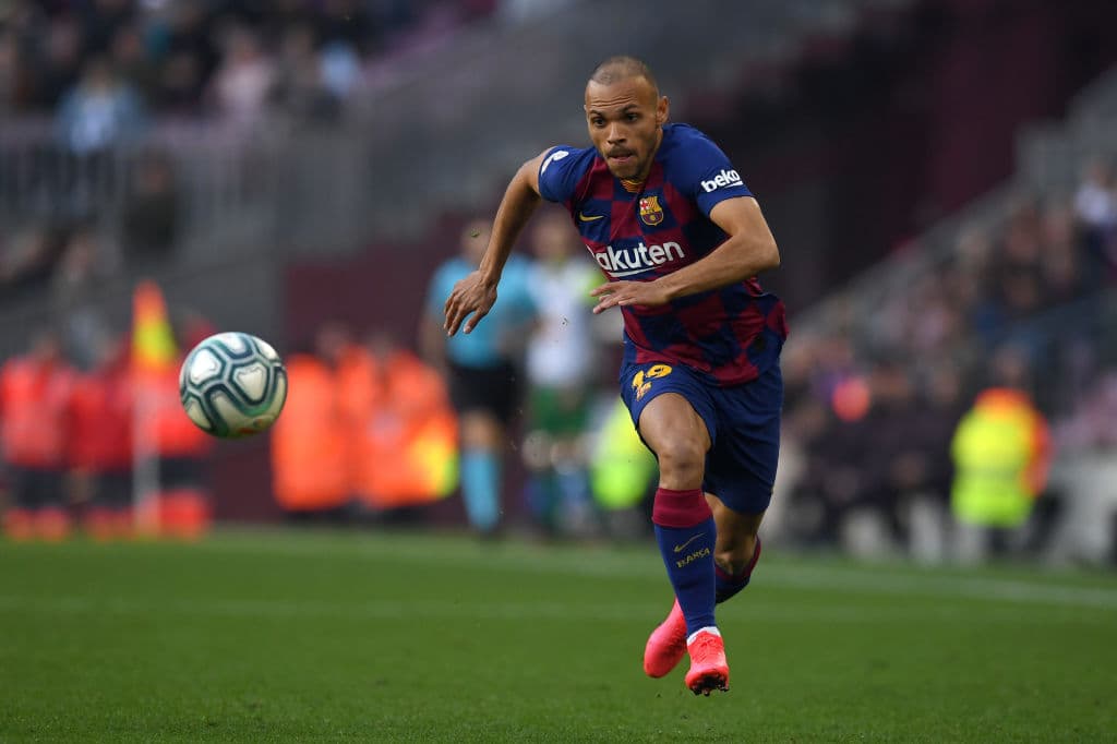 Martin Braithwaite sólo ha jugado en tres ocasiones, pues entró en febrero de este año como parte de una transferencia ‘de emergencia’ para alivianar las lesiones del equipo.