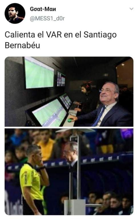 Los memes haciendo leña del árbol caído (Real Madrid).