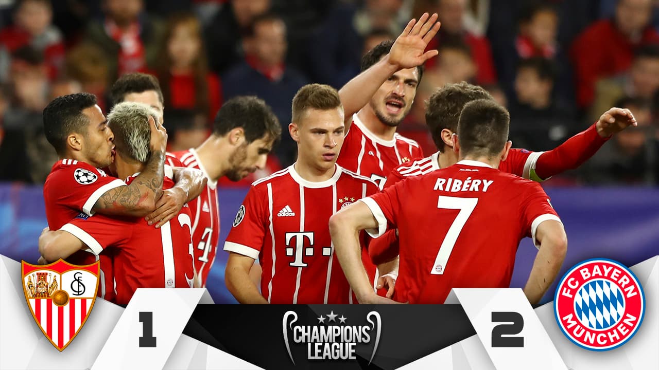 Bayern Munich gana 2-1 en España con harakiri sevillano