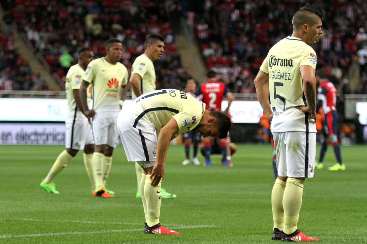 América no levanta cabeza en la Liga MX y ahora ocupa el puesto 14 con 7 puntos en la misma cantidad de partidos.
