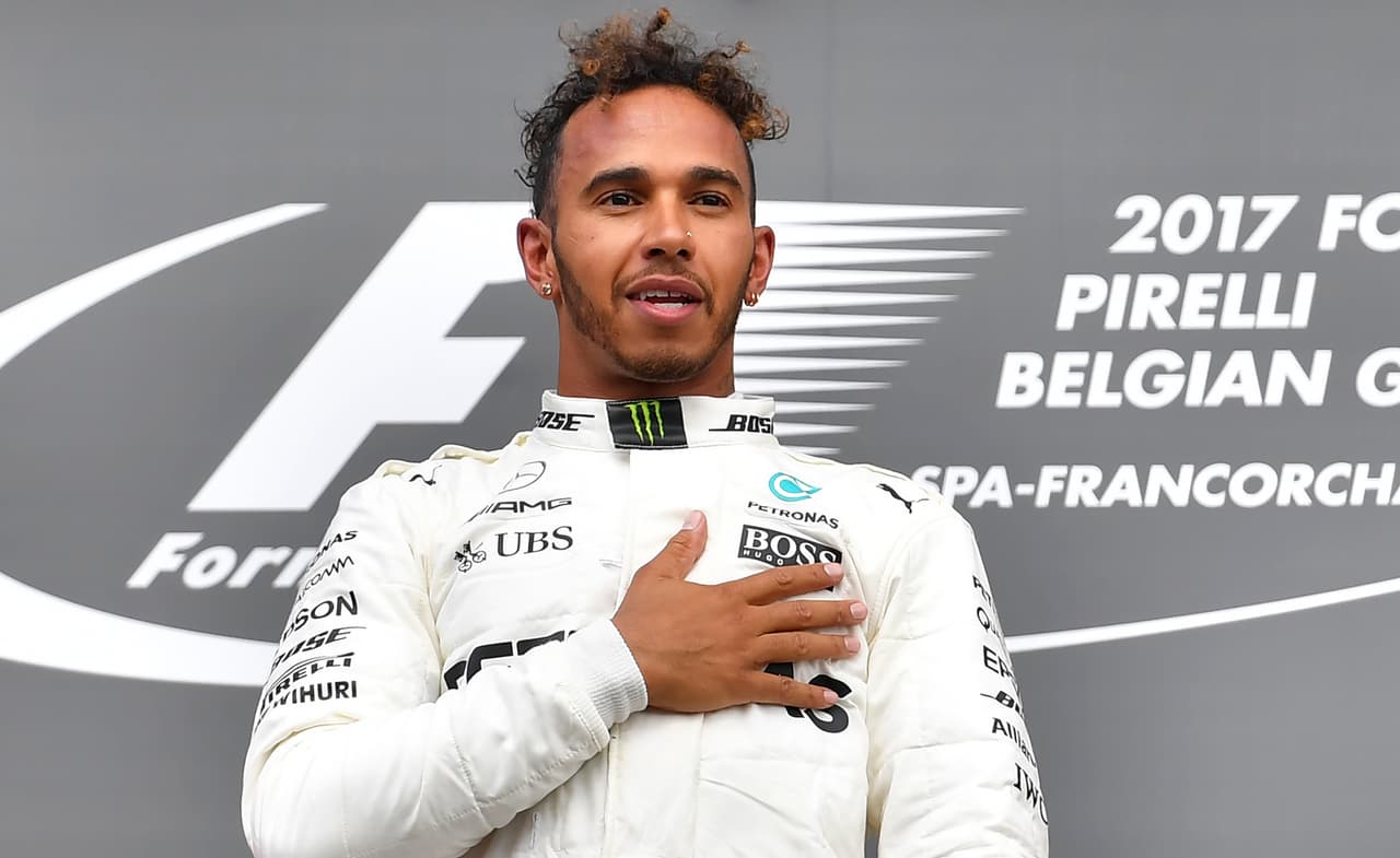 El piloto británico de Mercedes declaró que "ha sido un gran fin de semana".