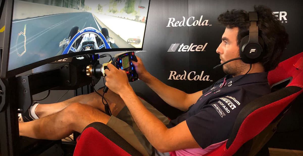 Sergio ‘Checo’ Pérez debutó como piloto virtual de eSports