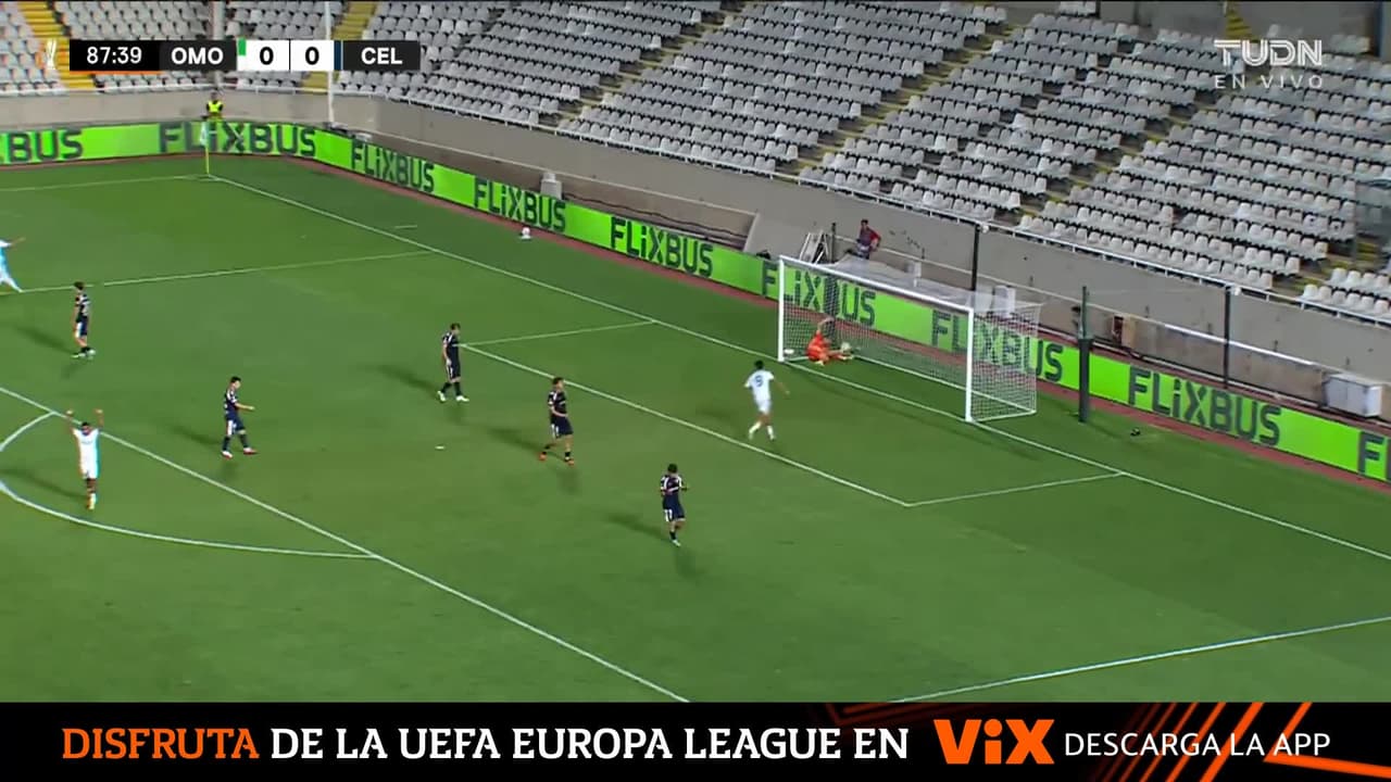 ¡GOLAZO DE BALKOVEC! Omonia sorprende al Celta de Vigo y toma ventaja