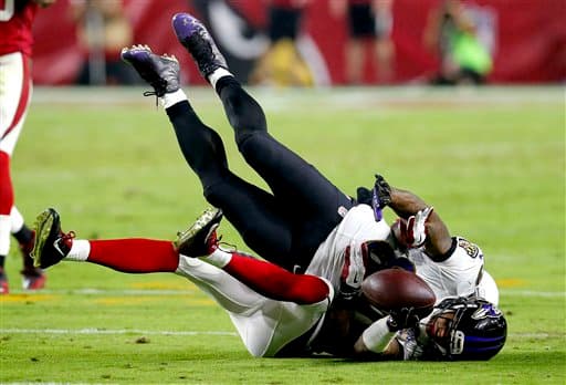 Los Cardinals salieron avantes del duelo plumífero del Lunes por la Noche ante Ravens 26-18. Checa las mejores tomas del partido.