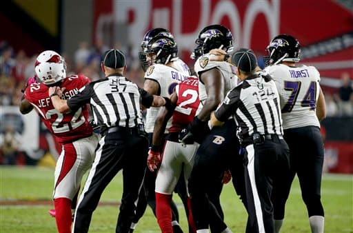 Los Cardinals salieron avantes del duelo plumífero del Lunes por la Noche ante Ravens 26-18. Checa las mejores tomas del partido.