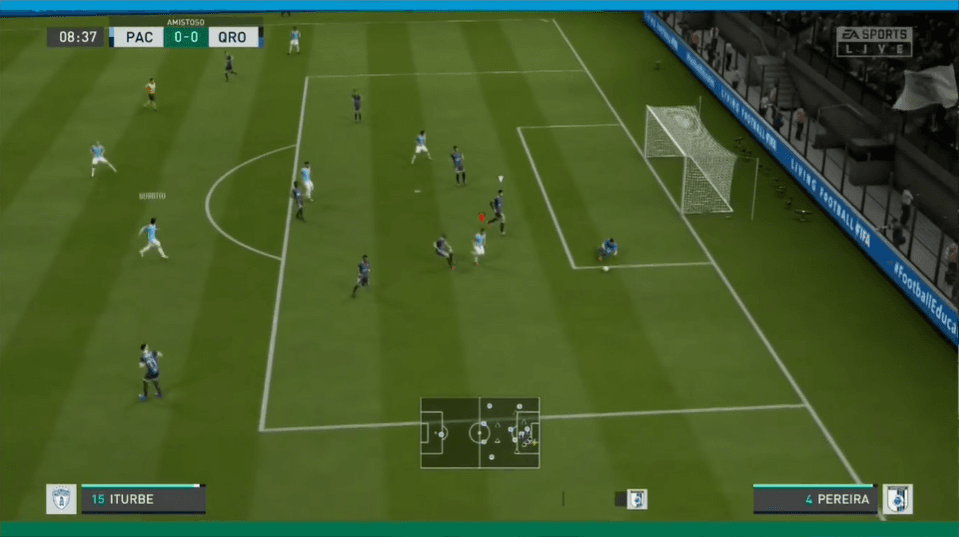 Romario Ibarra en los controles, por parte de Pachuca, logra vencer a los Gallos de Jaime Gómez con goles de Dávila, Sambueza y Jara en la Jornada 8 de la eLiga MX.