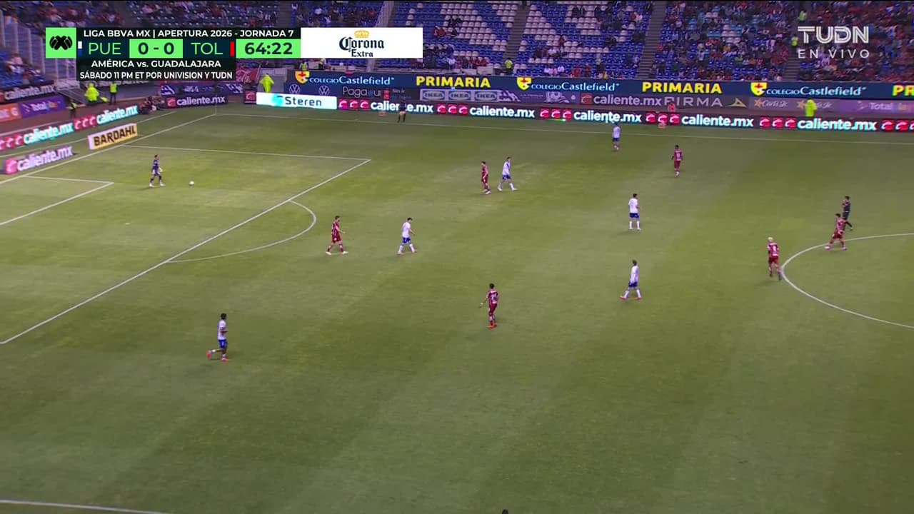 ¡TIRO ATAJADO! disparo por Paulinho.