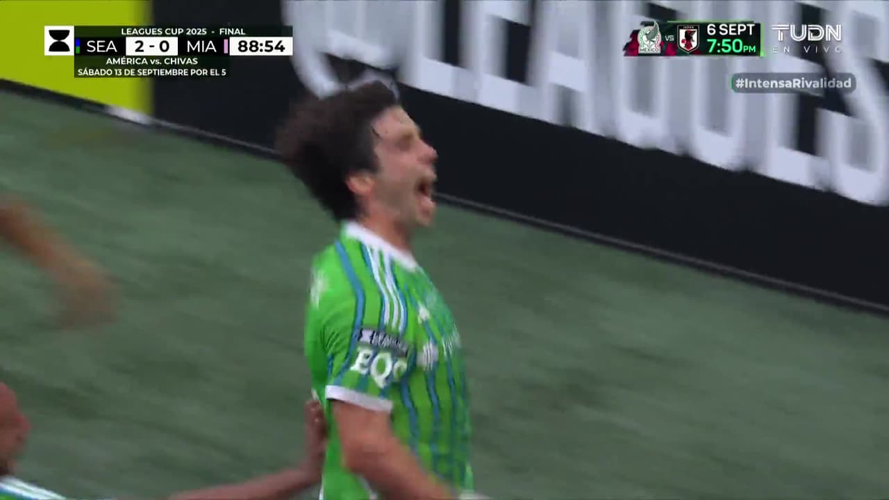 ¡Bailecito al Inter Miami! Seattle Sounders lo liquida con un 3-0 sin piedad
