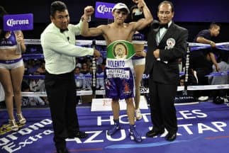 Horacio 'Violento' García  venció a Jonathan Pérez (Foto: Canelo Promotions)