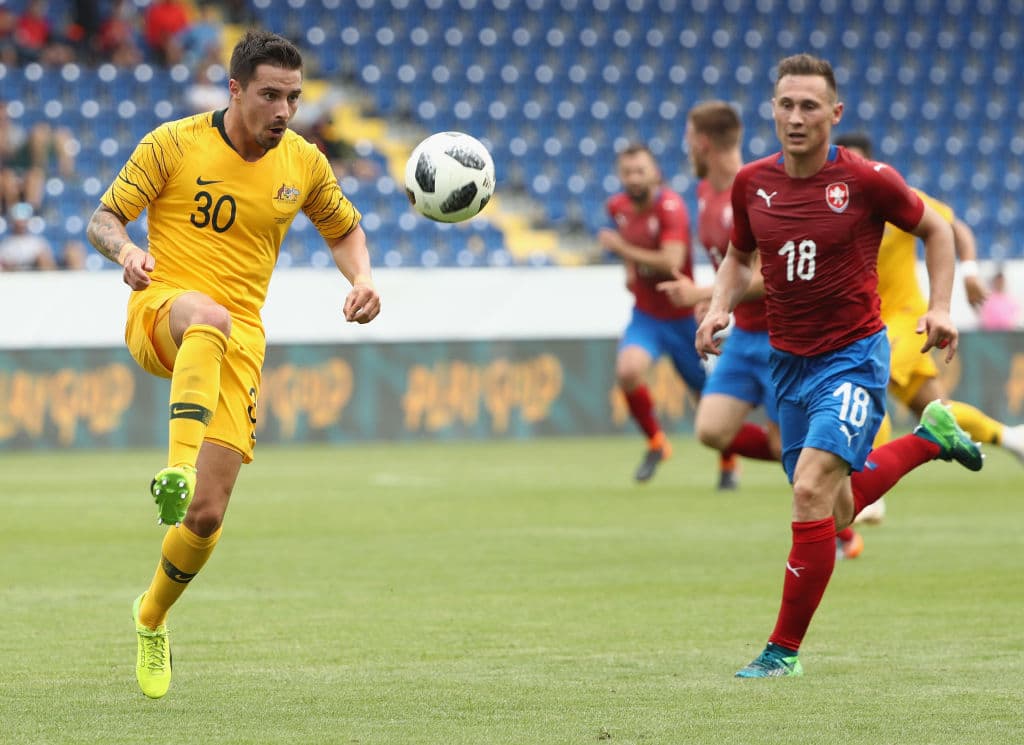 El atacante Jamie Maclaren es otro de los jóvenes que recibe una oportunidad mundialista. El delantero del Hibernian de Escocia, suma apenas seis convocatorias, pero hizo el equipo.