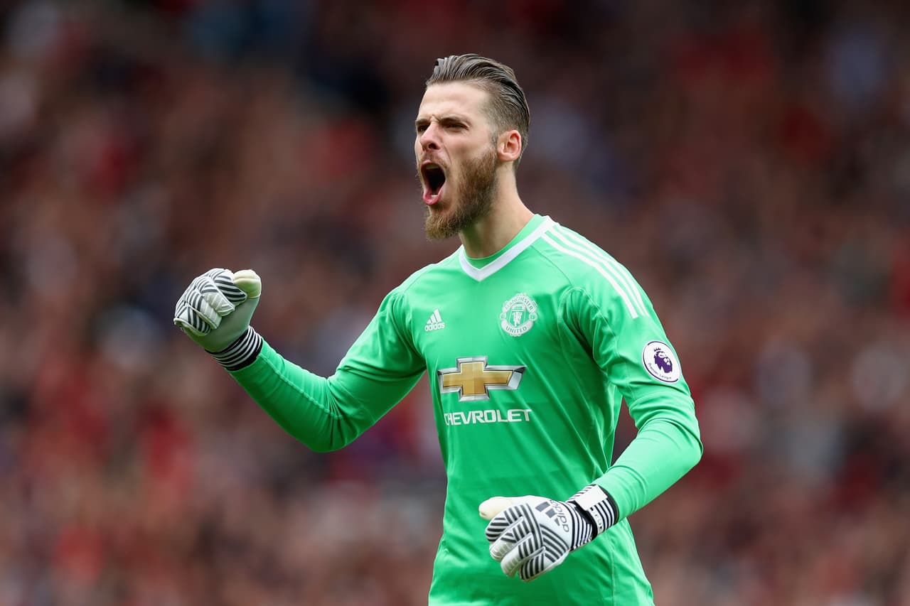 Celeraba David De Gea, quien fue casi un espectador más en el Old Trafford ante el poco poder ofensivo de los 'Hammers'.