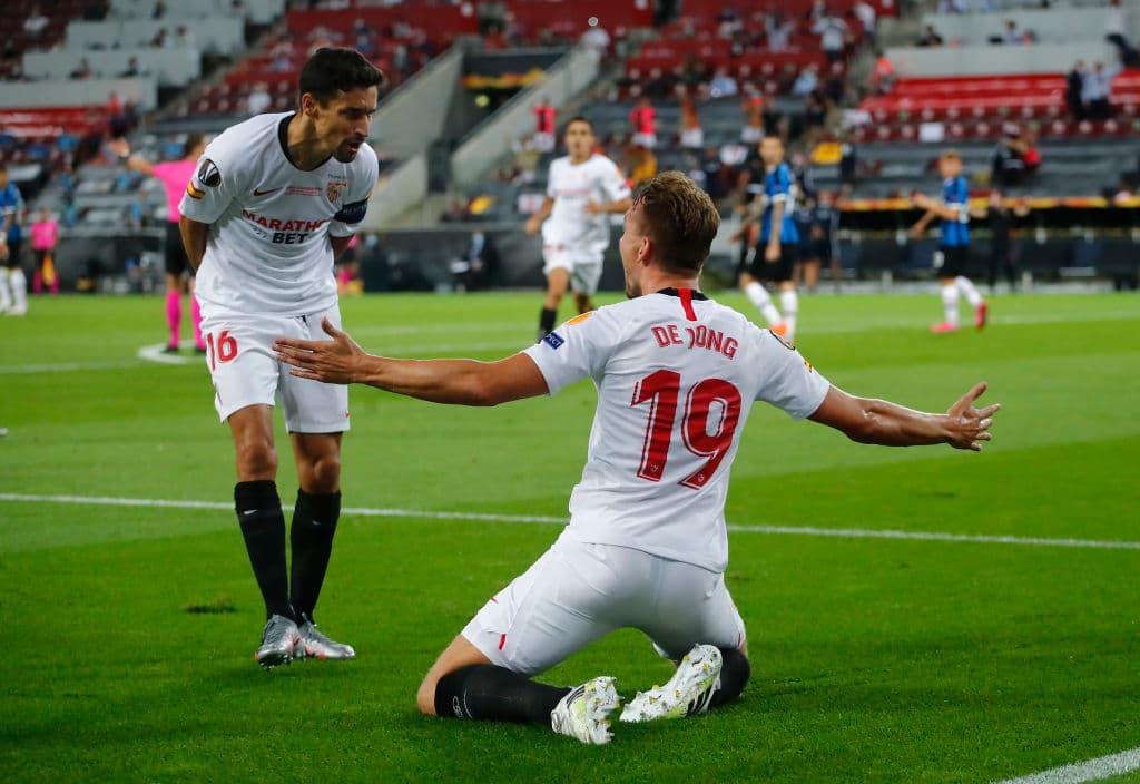 Luuk de Jong (Sevilla) y Jesús Navas (Sevilla) completan el top 5 en el ranking de jugadores.