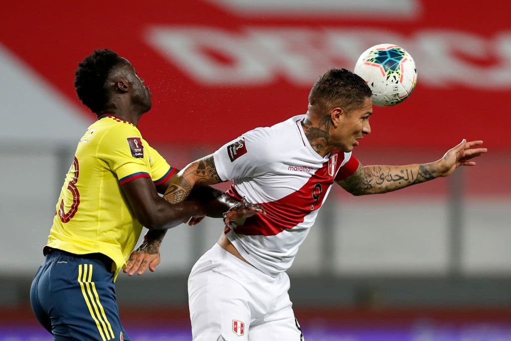 Yerry Mina, Mateus Uribe y Luis Díaz se encargan de golear a Perú 0-3 en la eliminatorias rumbo a Qatar 2020.