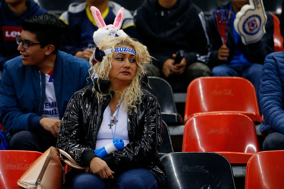 Ciudad de México, 1 de diciembre de 2018. , durante el partido de vuelta de los Cuartos de Final torneo Apertura 2018 de la Liga Bancomer MX, entre la Máquina Celeste del Cruz Azul y los Gallos Blancos de Querétaro, celebrado en el estadio Azteca. Foto: Imago7/Alejandra Suárez