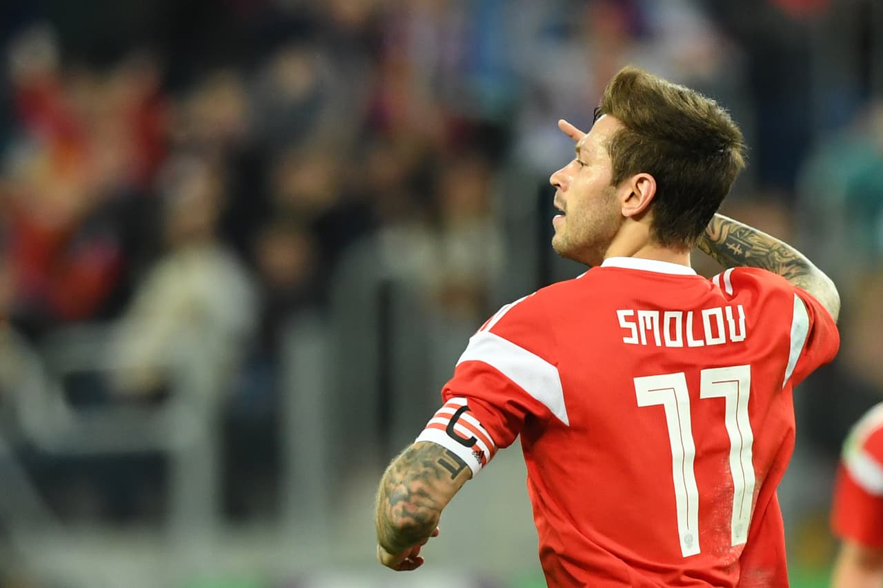 <b>Grupo A. Fyedor Smolov (Rusia) - </b>es el mejor delantero que tiene en este momento la selección local. Lleva 12 goles en la temporada de la Premier League de su país con el Krasnodar, superando los 10 que lleva Kokorin, su pareja al ataque.