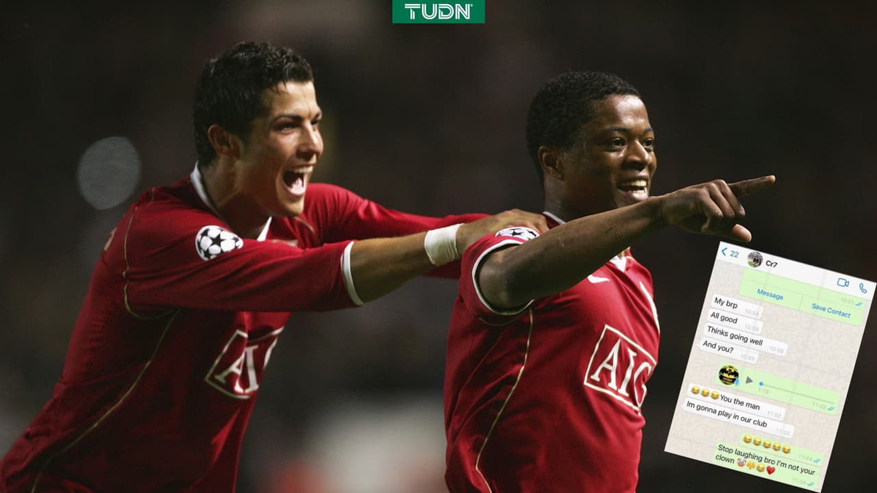 "Voy a jugar en nuestro club", Evra revela chat con Cristiano