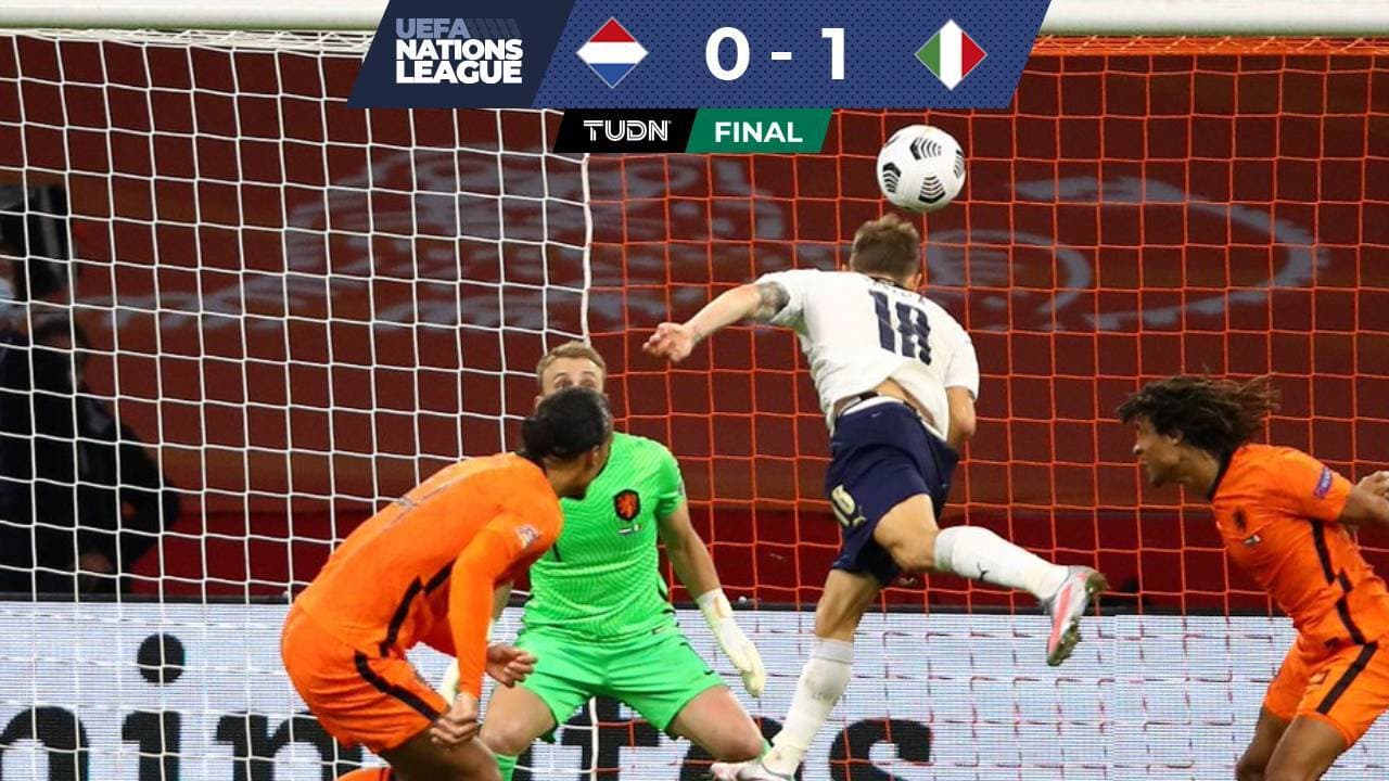 Italia derrota a Holanda y se afianza en la Nations League