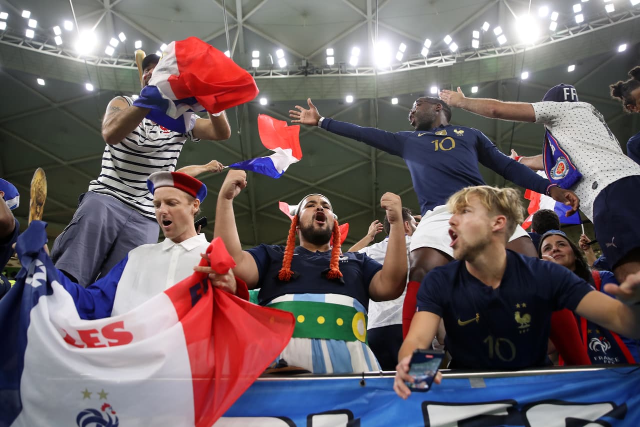 La afición festejaba el triunfo.