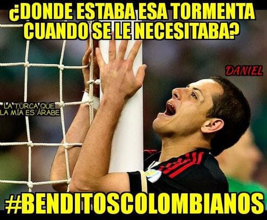 Memes del partido de Chile contra Colombia.