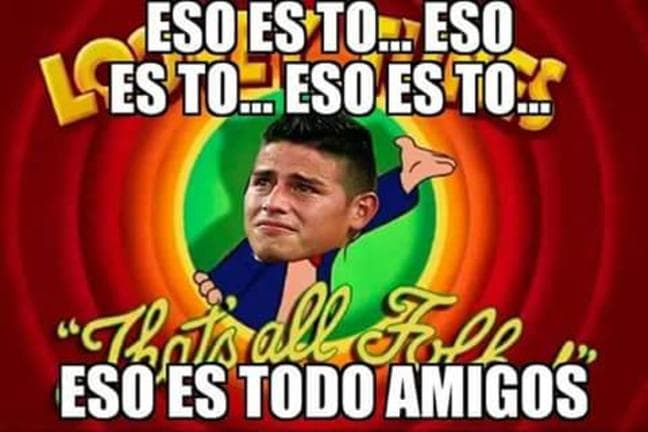 Memes del partido de Chile contra Colombia.