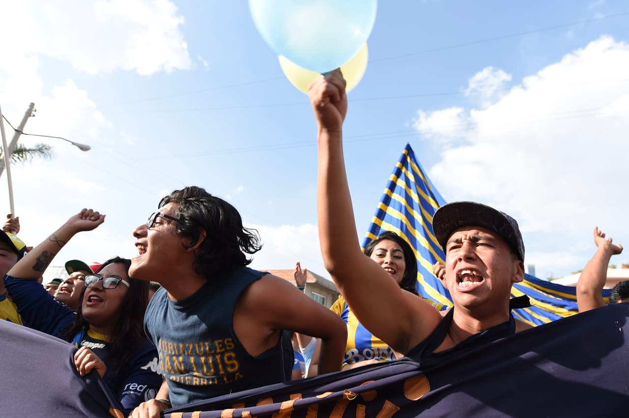 Los fanáticos del Atlético San Luis tienen lista la fiesta para el juego de vuelta en la Final del Clausura 2019 del Ascenso MX contra Dorados de Sinaloa.