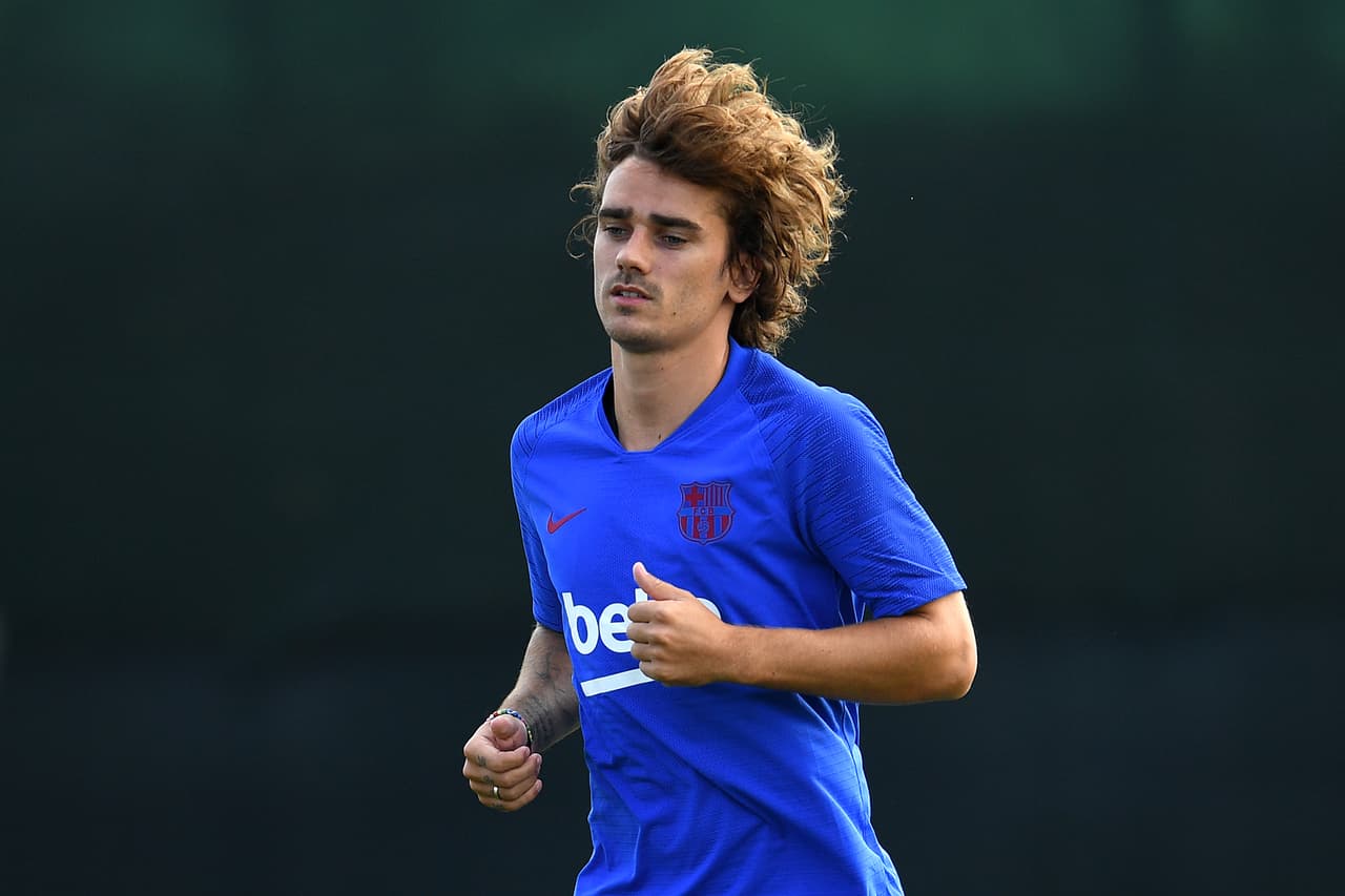 Antoine Griezmann en la pretemporada del Barcelona