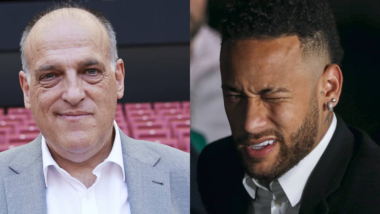 El presidente de La Liga española en contra de Neymar: “Prefiero que no venga”