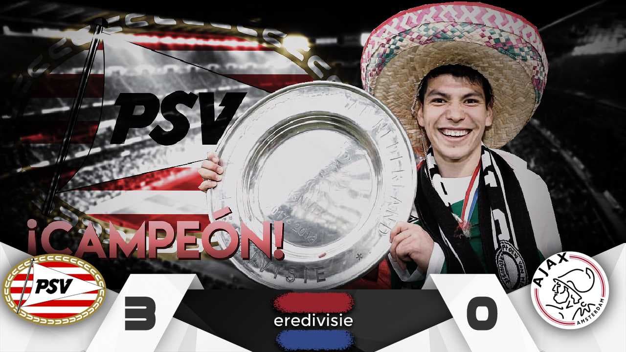 ¡'Chucky' Lozano es campeón de la Eredivisie con el PSV en su primera temporada!