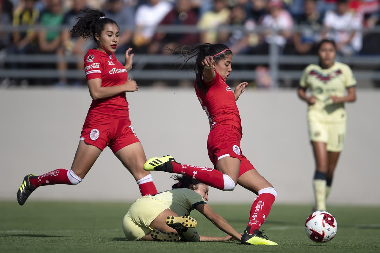 Partido vibrante de ida y vuelta entre el América y el Toluca en la Liga MX Femenil, por la Jornada 8.