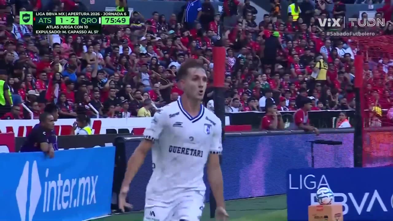 ¡Tercer gol de Gallos! Carlo Adriano anota y ya huele a goleada