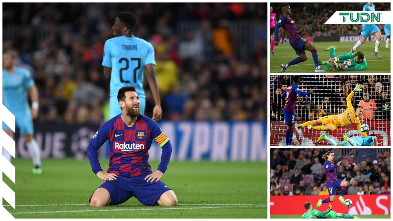 Barcelona 0-0 Slavia Praga. Los culés siguen como líderes del Grupo F con ocho puntos; Slavia tiene dos.