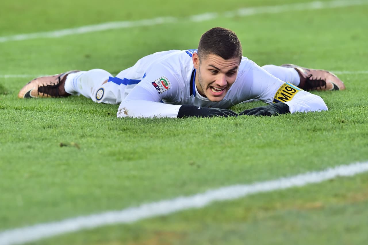 Mauro Icardi no pudo marcar de visita.