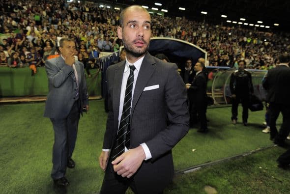 Guardiola no desentonaba con su mesura que tanto lo caracteriza.