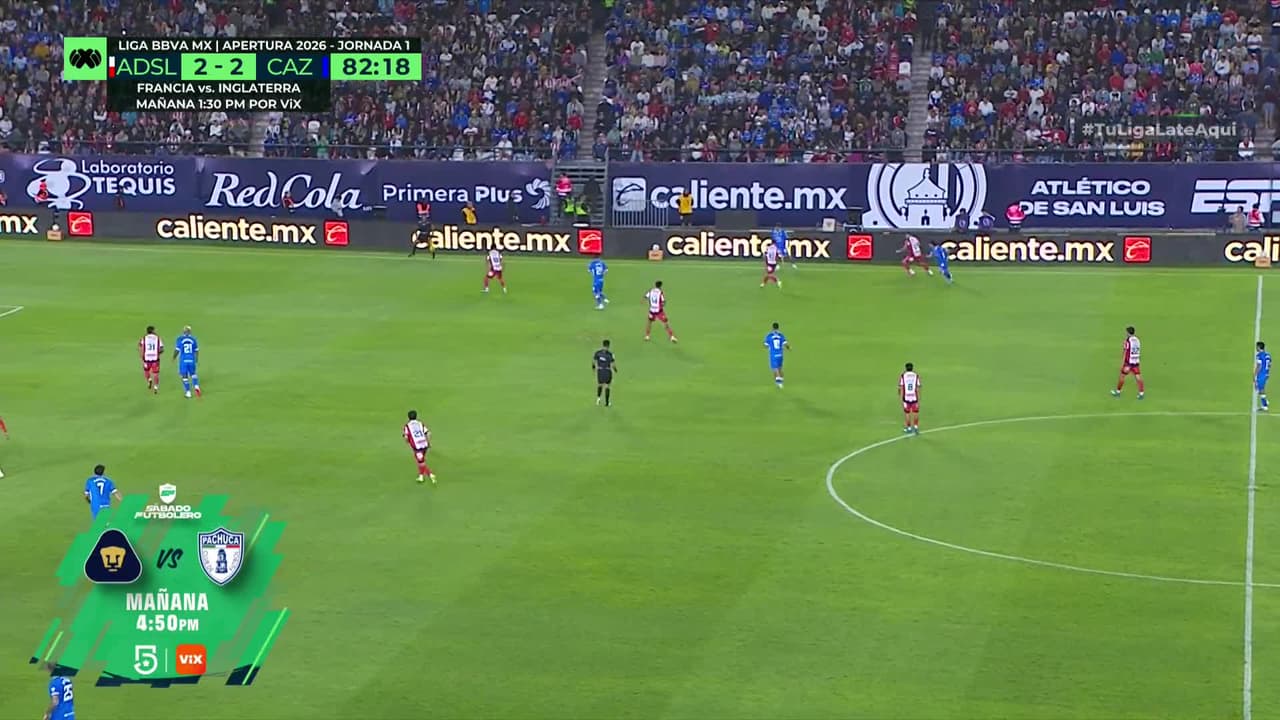 ¡TIRO ATAJADO! disparo por Nicolás Ibáñez.