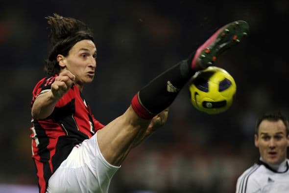 'Ibra' mostró su agilidad y talento.