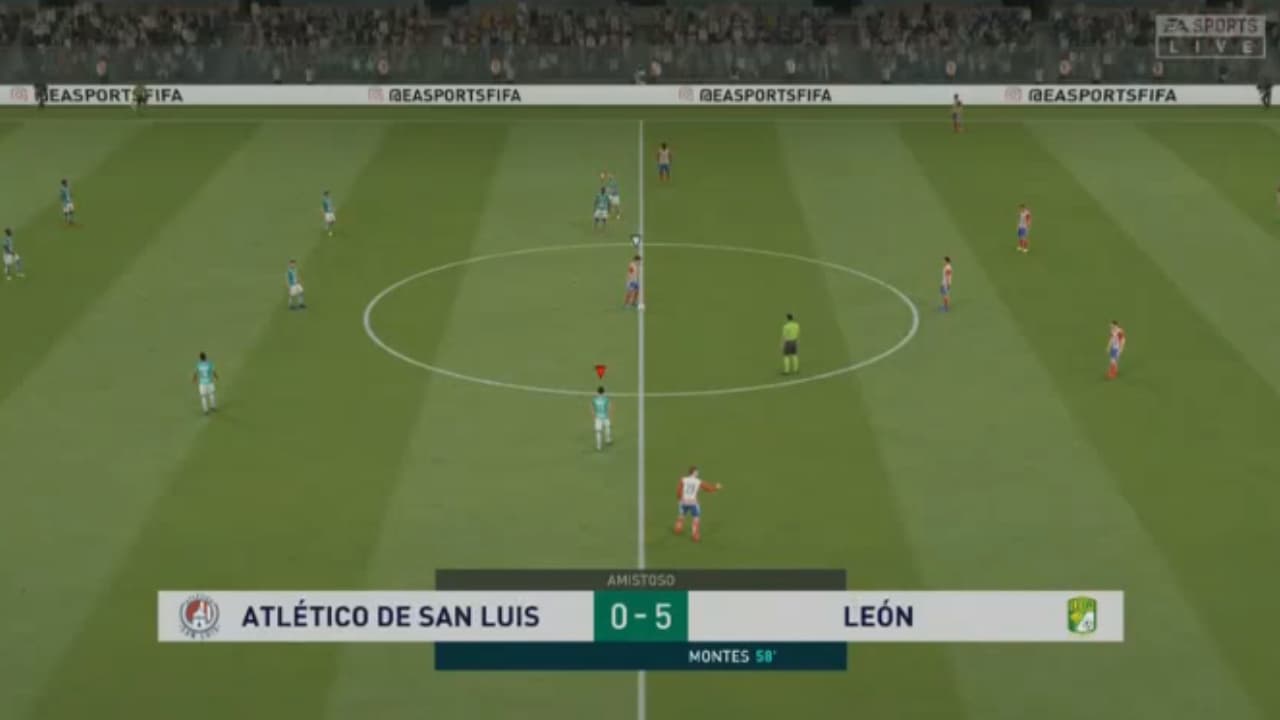 Sosa, representando al León, destrozó 6-1 a Reyes, representante del Atlético San Luis.