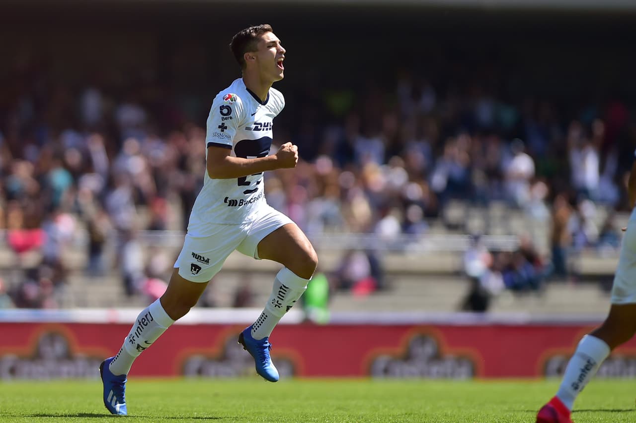 Juan Ignacio Dinenno marco su primer gol en México y ayudó al triunfo auriazul que es sublíder de la Liga MX con 11 puntos, tan sólo uno atrás de León.