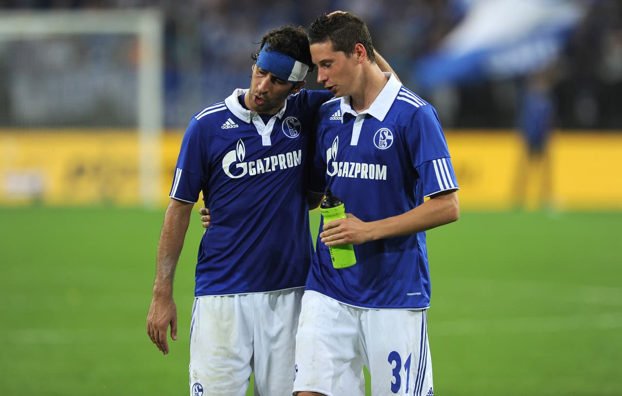 Draxler se hizo amigo de Raúl González, 'El Ángel de Madrid'. Entre los dos llevaron al Schalke a las semifinales de la Champions 2010-2011.