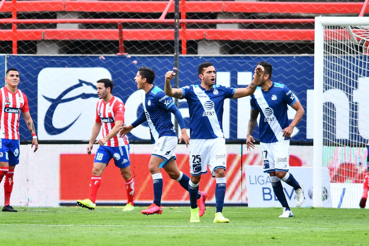 Puebla visita a San Luis y le pega por la mínima con solitario gol de Ángel Zaldívar.