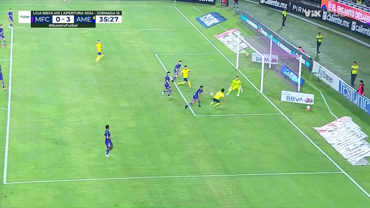 ¡Goleada en Mazatlán! América marca el tercero