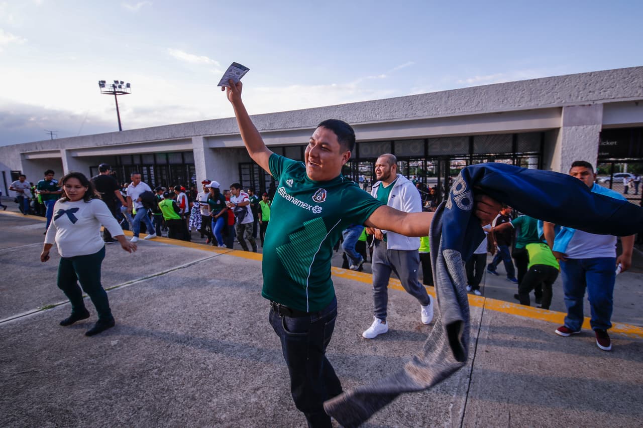 Querétaro, Querétaro, 16 de octubre de 2018. , durante el partido de preparación entre la Selección Nacional de México y la Selección de Chile, celebrado en el estadio Universitario. Foto: Imago7/Victor Pichardo