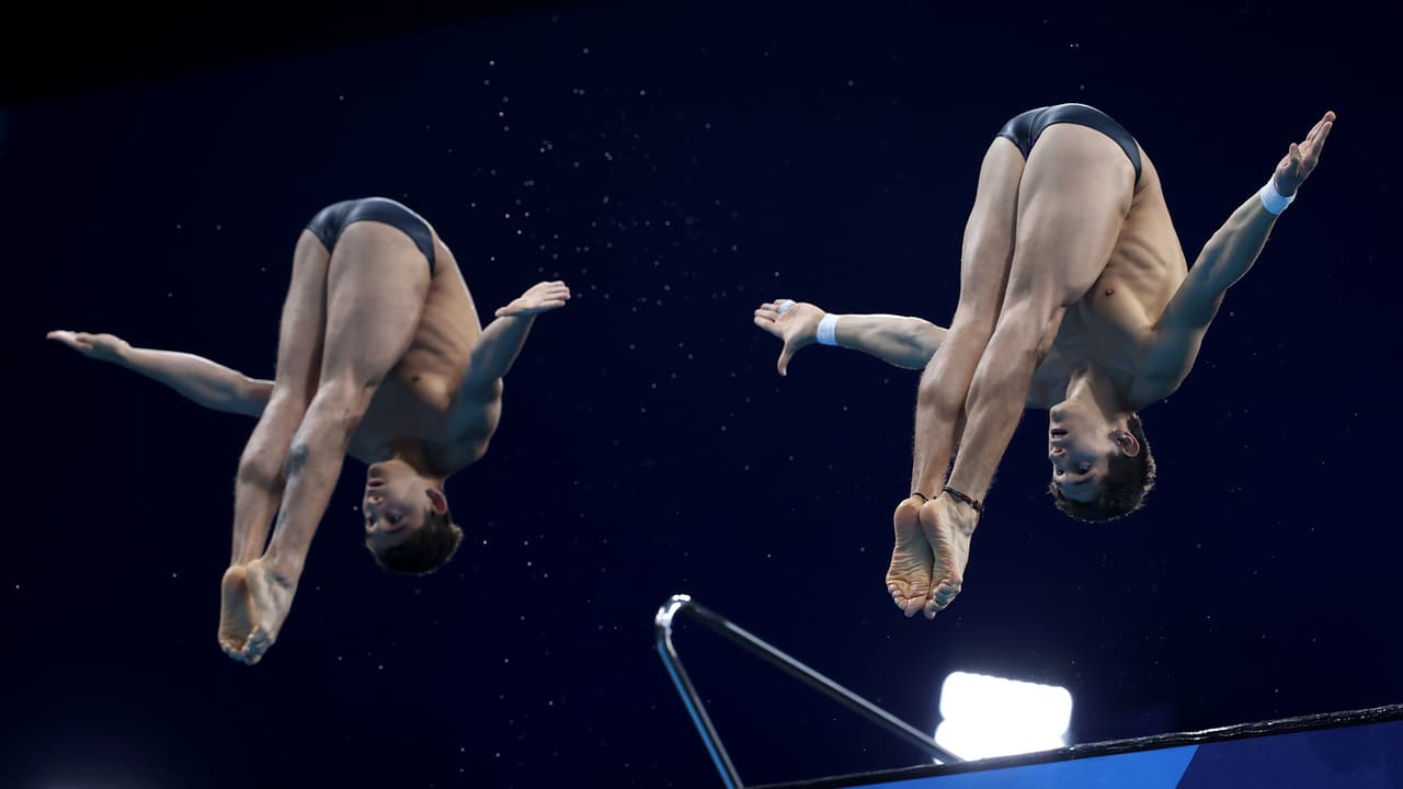 Mexicanos Berlín y Balleza quedan cuartos en plataforma sincronizados