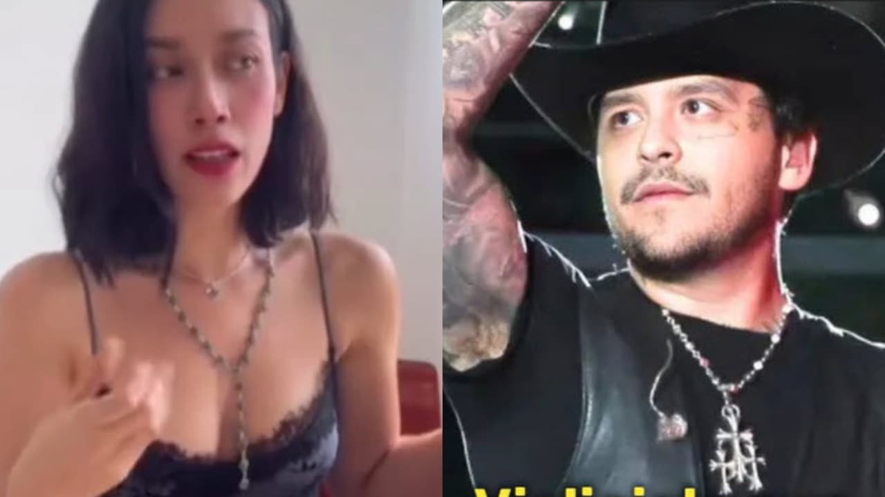 ¿Violinista que tocaba con Nodal ahora usa mismo collar del cantante?: las controvertidas imágenes