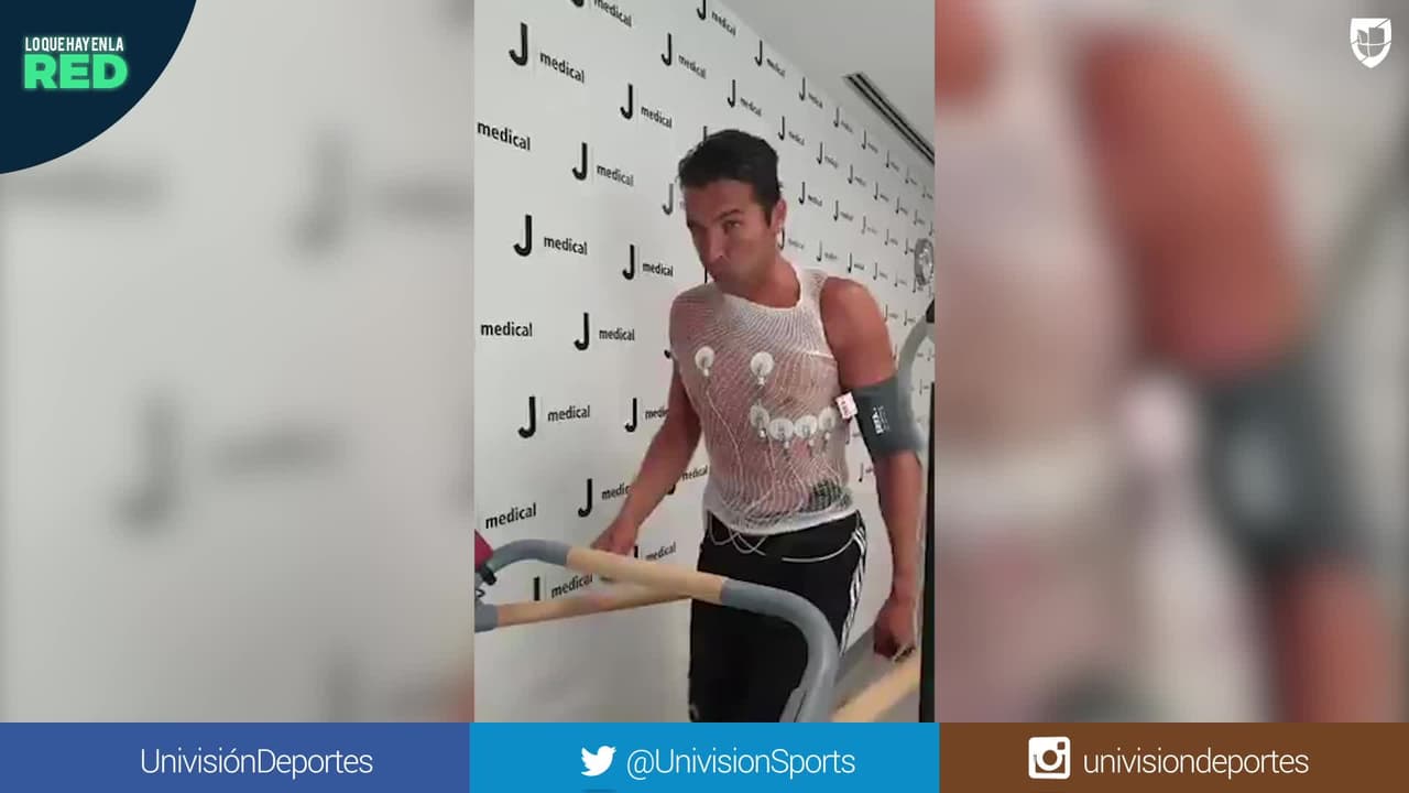 ¡Vuelve el nono! Buffon pasa el reconocimiento con la Juventus