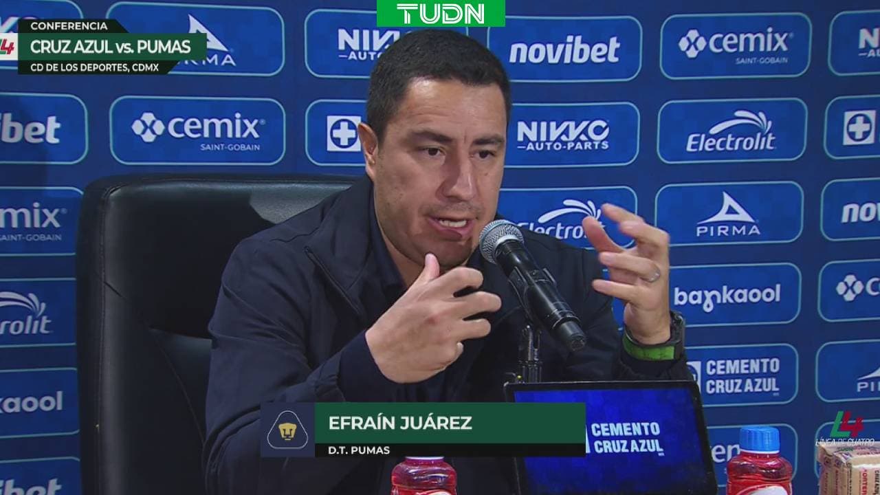 Efraín Juárez asegura que arbitraje ha beneficiado a Cruz Azul