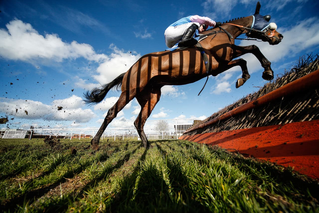En el rigor de las competencias muchas veces aparecen postales deportivas, que como en este caso en una competencia de equitación en Wincanton (Inglaterra) ofrecen paisajes e imágenes espectaculares.