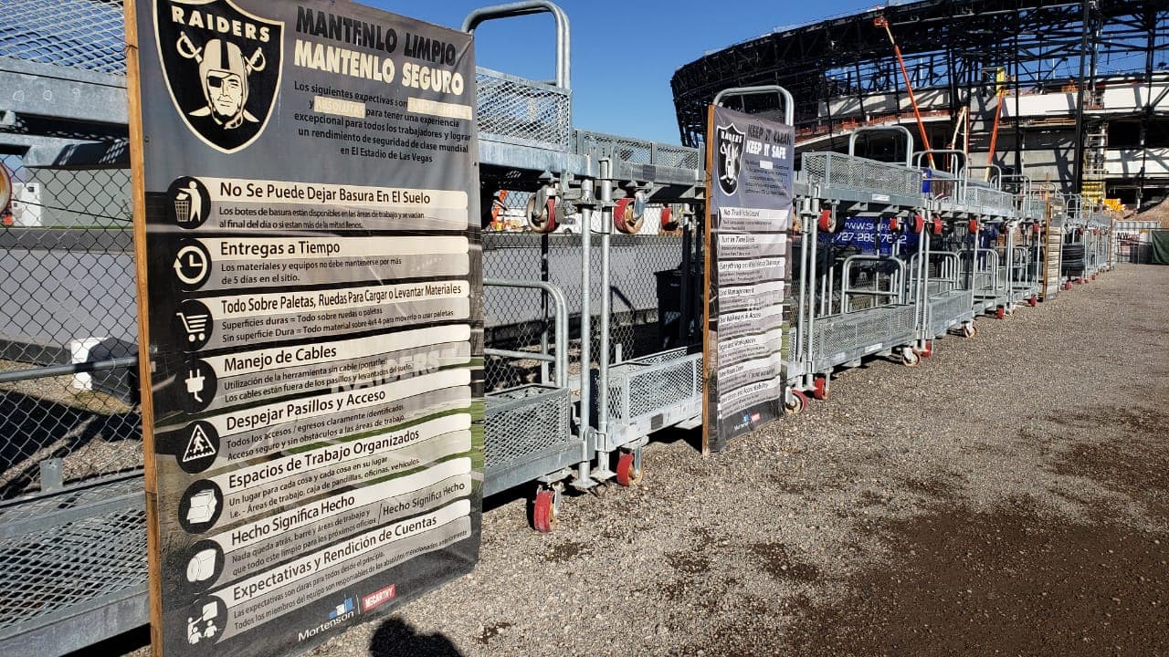 La franquicia de los Raiders se va a Las Vegas y así es como va la que será su nueva casa.
