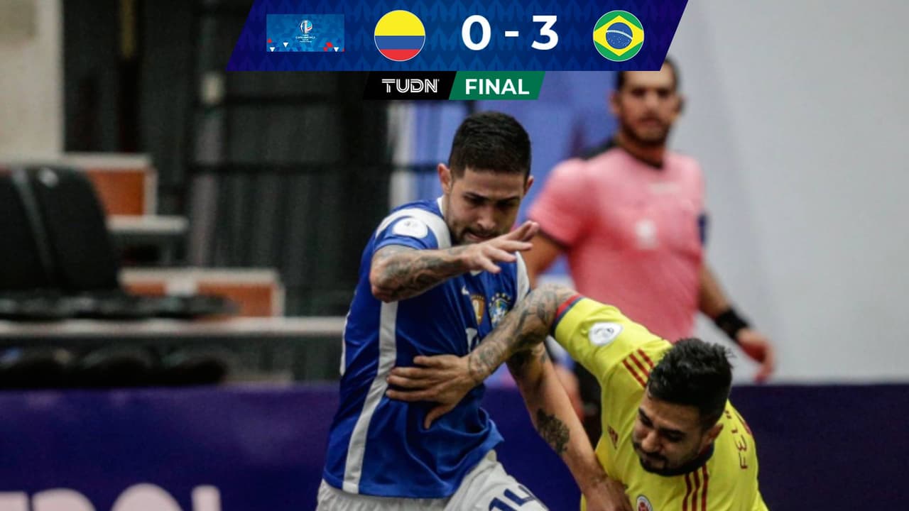Brasil venció a Colombia y sigue invicto en la Copa América de Futsal