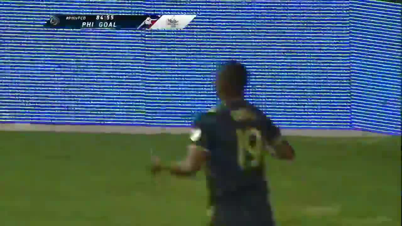 Cory Burke aprovecha un rebote y consigue el empate para Philadelphia Union