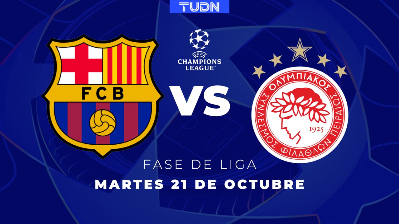 Horario y dónde ver el Barcelona vs. Olympiacos de la Champions League